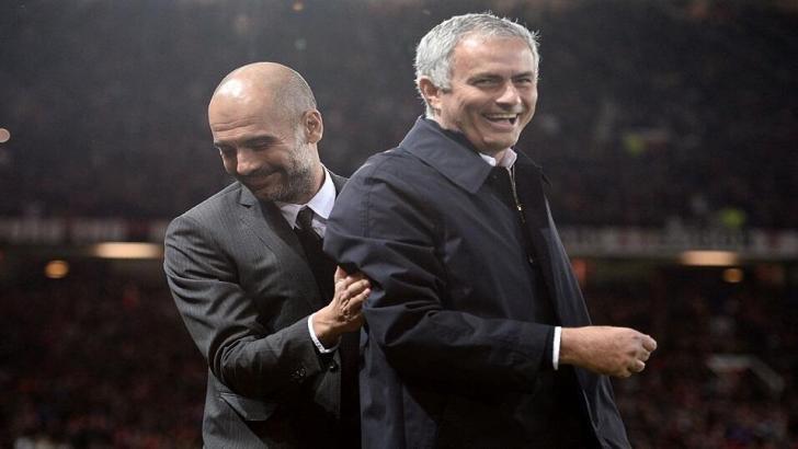 Pep Guardiola and Jose Mourinho